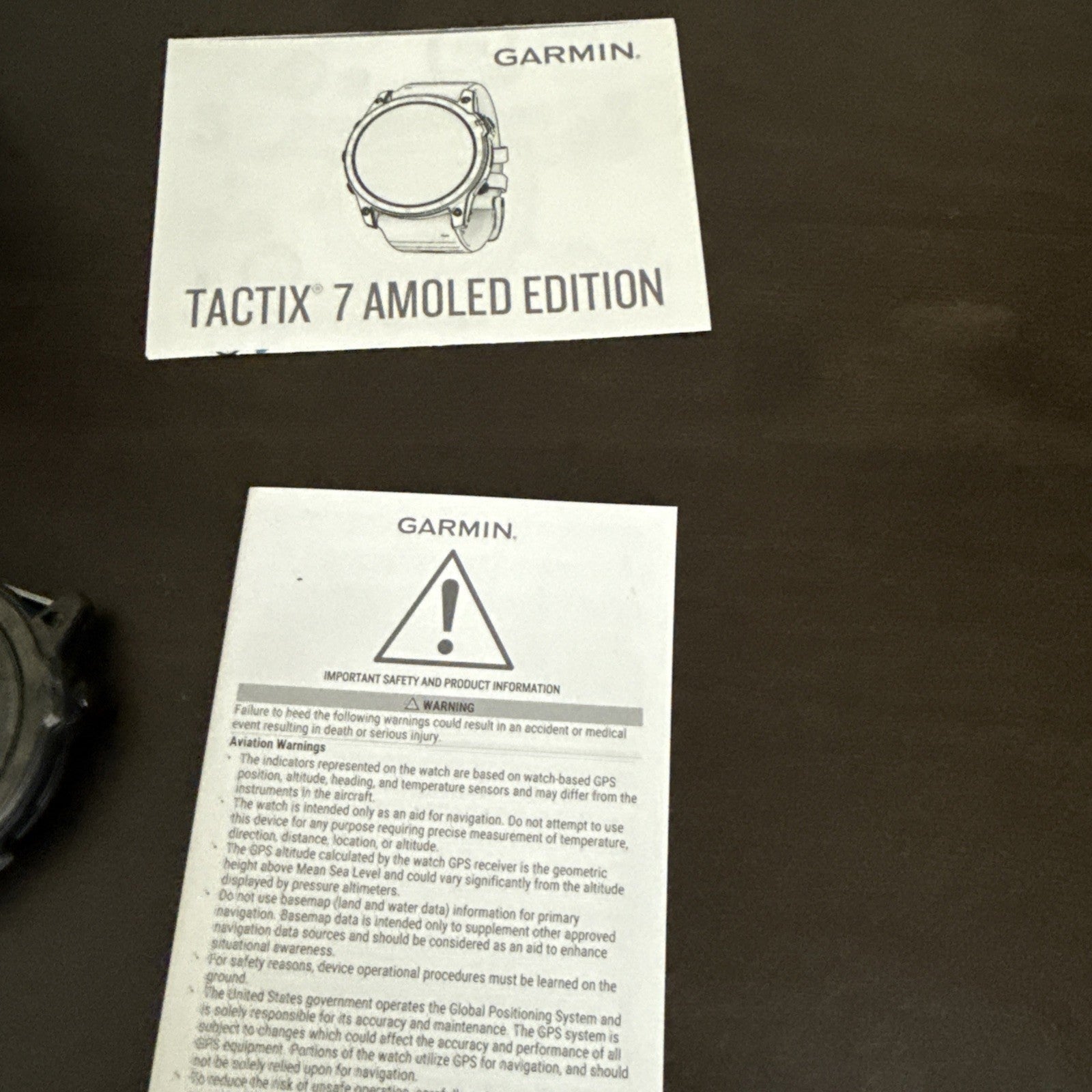 Garmin Tactix 7 AMOLED Edition 51mm Black Nylon GPS Smartwatch