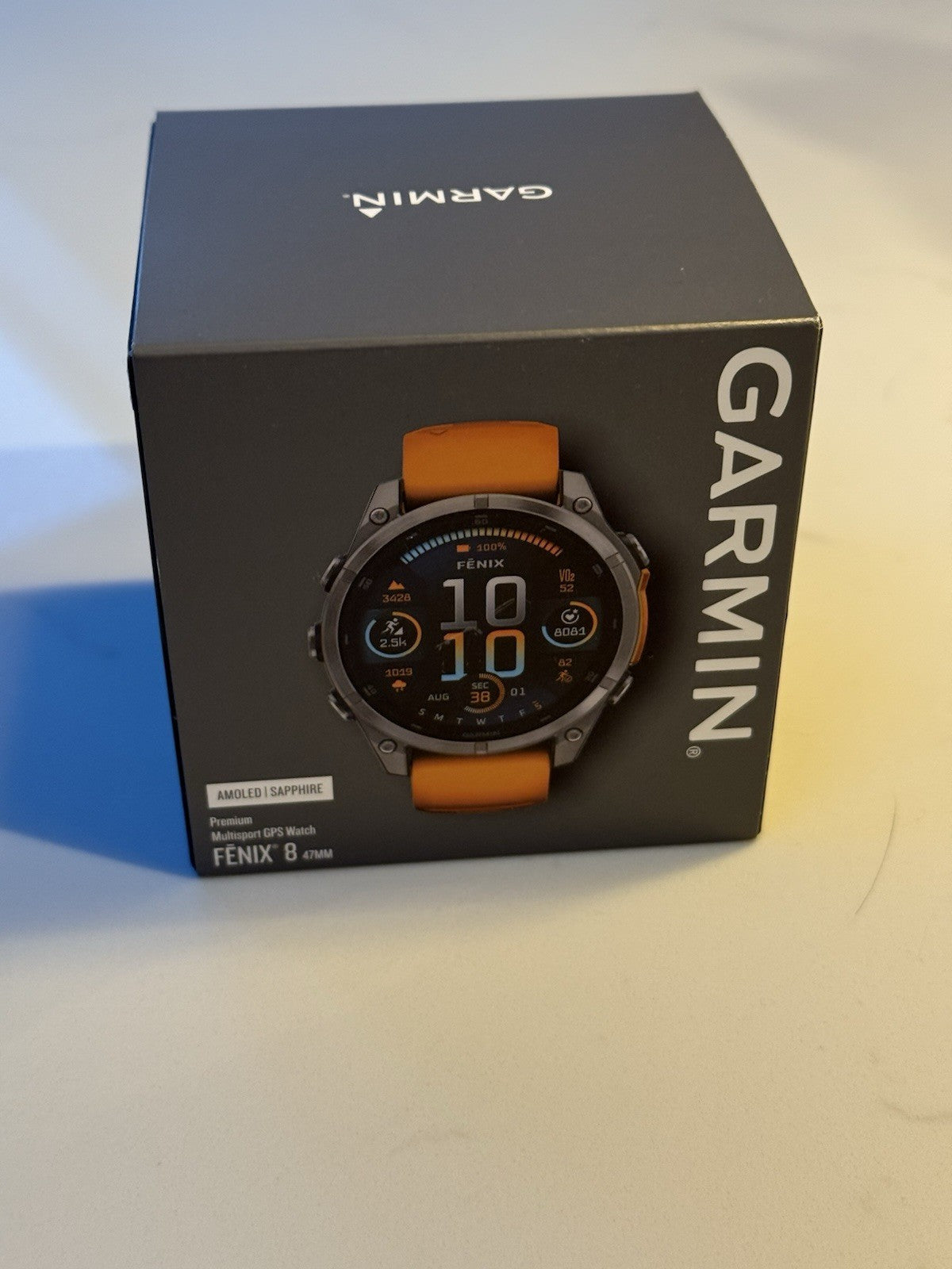 GARMIN Fenix 8 47 MM Amoled Sapphire Watch & extra band