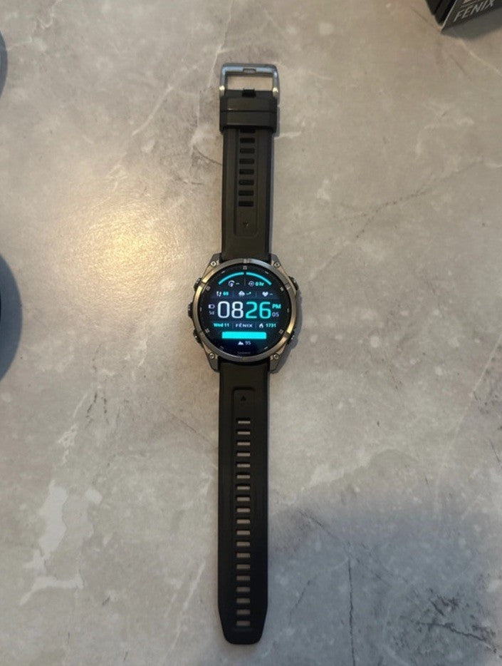 Garmin Fenix 8 47mm AMOLED Premium Multisport GPS Watch. EXCELLENT CONDITION