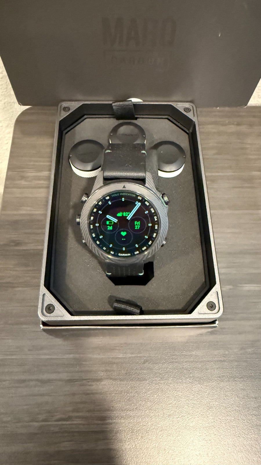 Garmin 010-02722-20 MARQ Golfer GEN 2 Carbon Edition GPS Watch - EUC