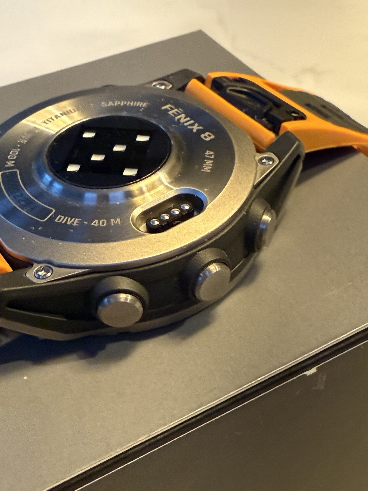 GARMIN Fenix 8 47 MM Amoled Sapphire Watch & extra band