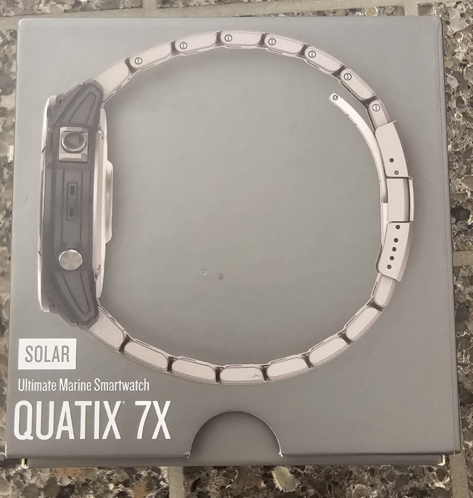 Garmin 010-02541-60 Quatix 7X Solar Edition Smartwatch GPS Marine Watch New