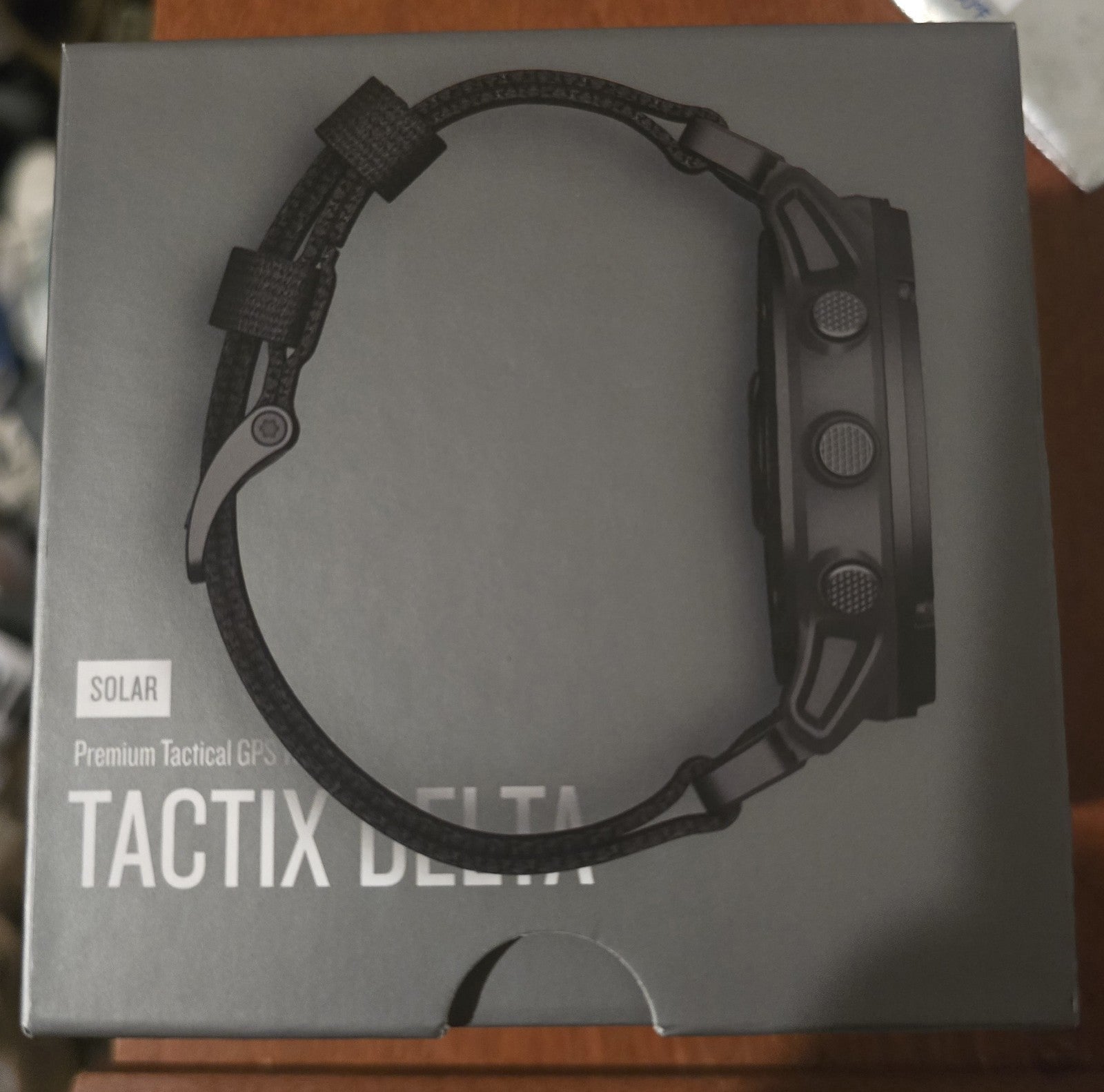 Garmin Tactix Delta Solar Tactical GPS Watch with Nylon Band - Black NEW