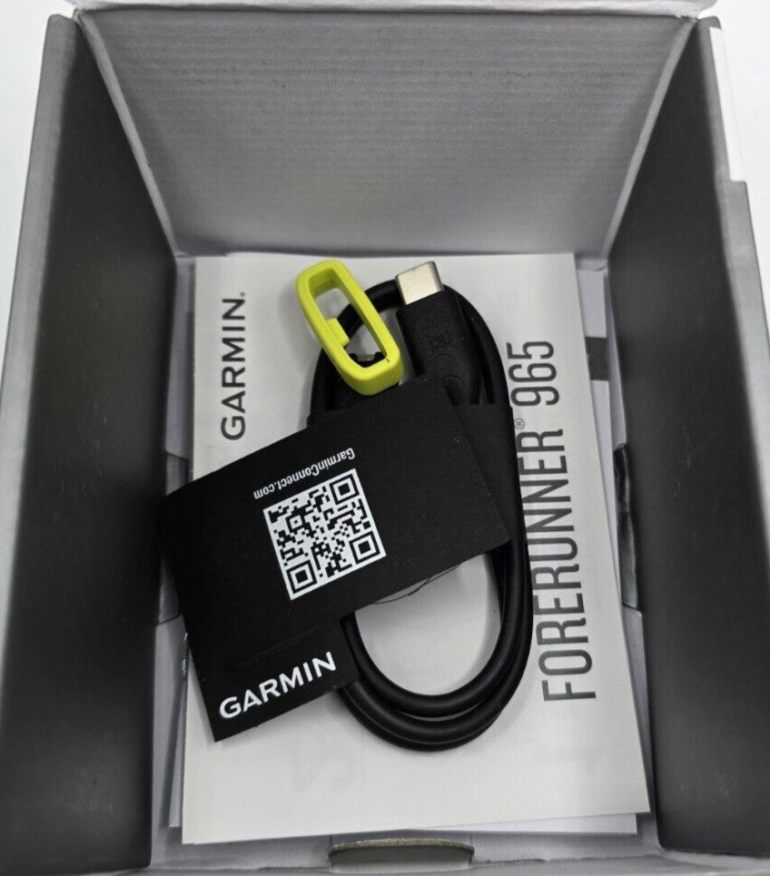 Garmin Forerunner 965 GPS Smartwatch Yellow - Open Box