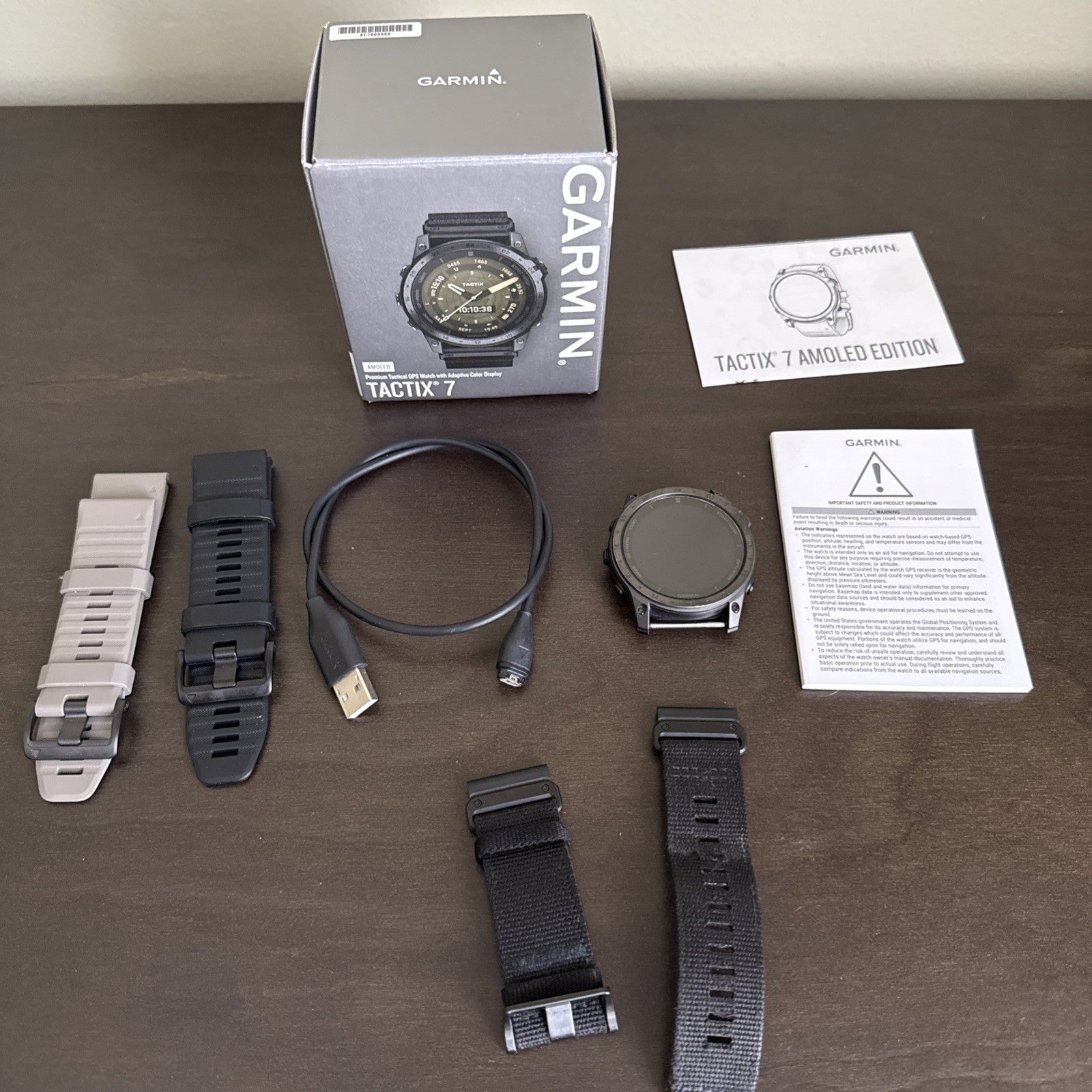 Garmin Tactix 7 AMOLED Edition 51mm Black Nylon GPS Smartwatch