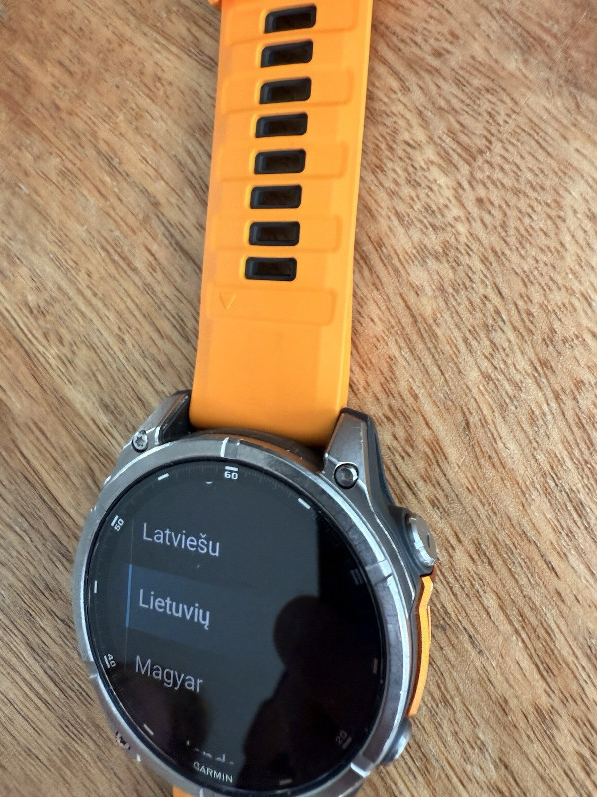 GARMIN Fenix 8 47MM AMOLED Sapphire Unisex Watch 010-02904-11 (Orange)