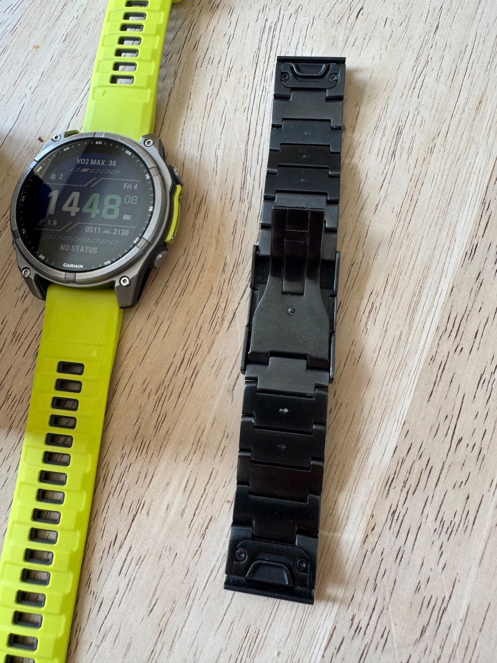 Garmin Fenix 8 Solar Watch | 47mm | Sapphire | Titanium | Amp Yellow