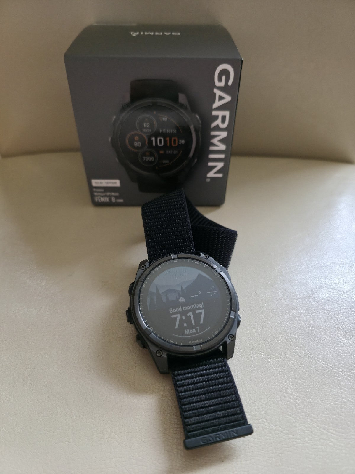 Garmin Fenix 8 51mm Solar Sapphire GPS Watch Carbon Grey