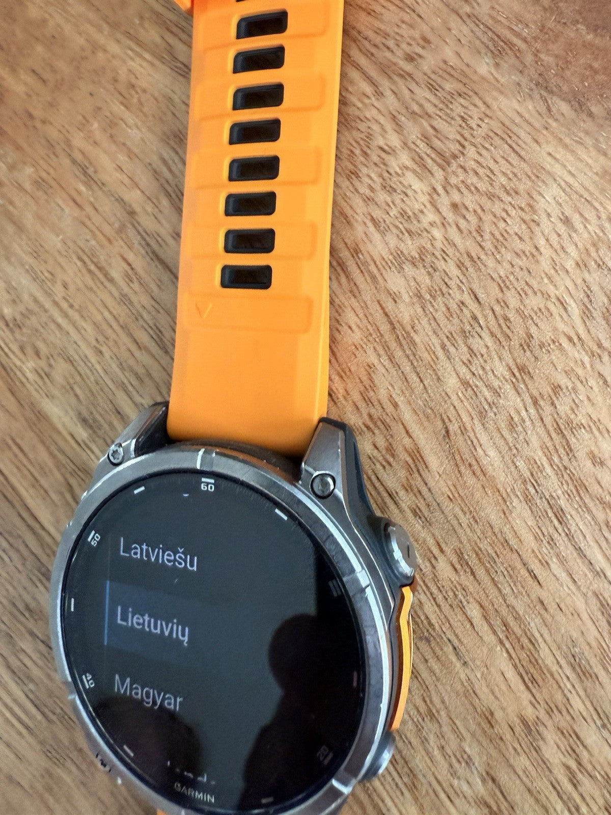 GARMIN Fenix 8 47MM AMOLED Sapphire Unisex Watch 010-02904-11 (Orange)