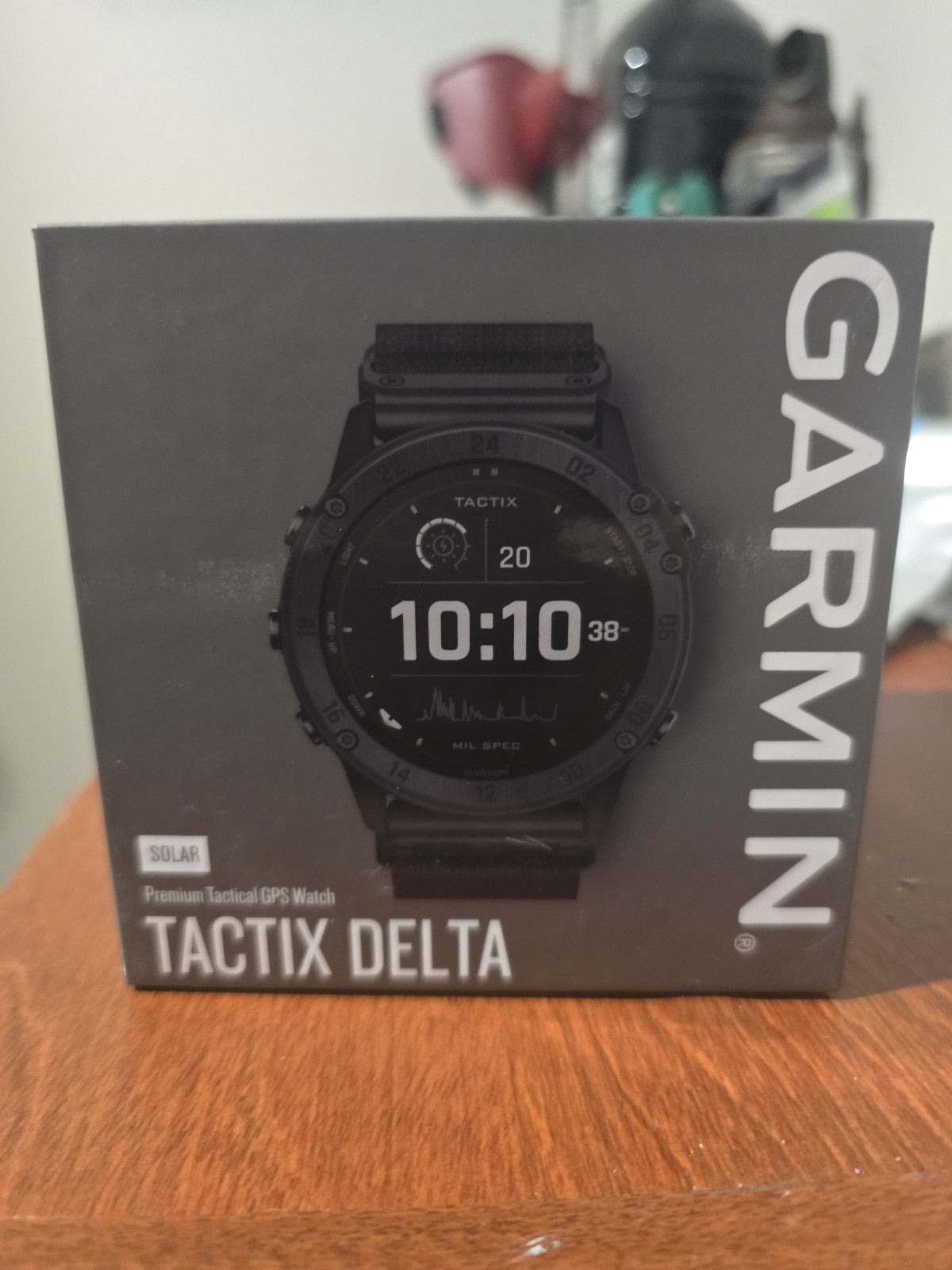Garmin Tactix Delta Solar Tactical GPS Watch with Nylon Band - Black NEW