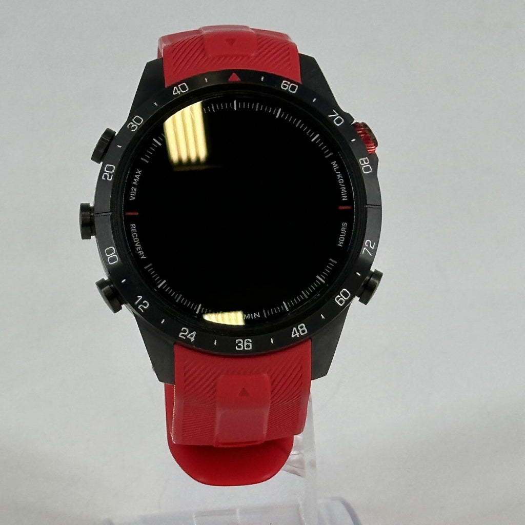 Garmin MARQ Athlete (Gen 2) Performance 46mm w/ Red Silicone Band (GPS)