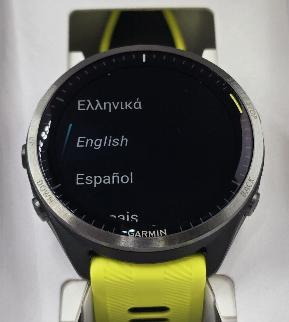 Garmin Forerunner 965 GPS Smartwatch Yellow - Open Box