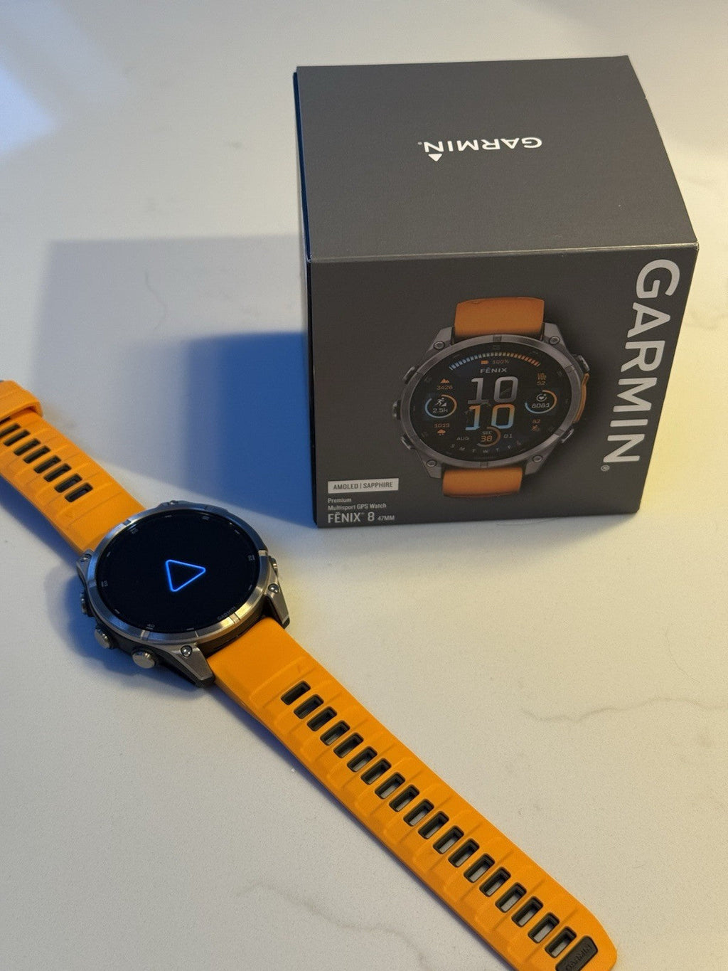 GARMIN Fenix 8 47 MM Amoled Sapphire Watch & extra band
