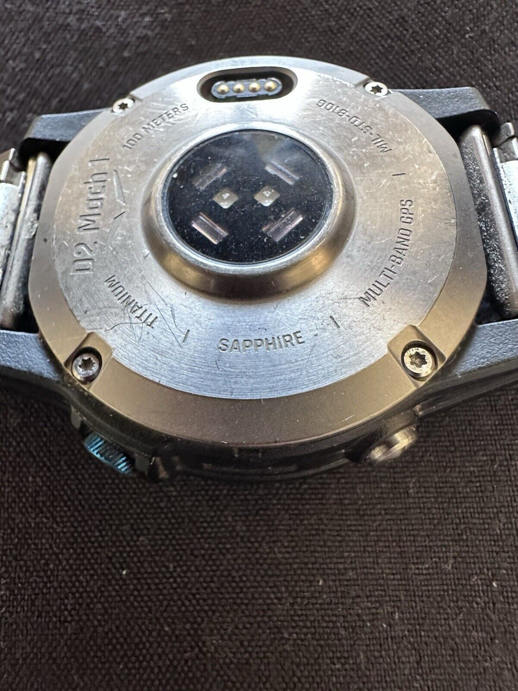 Garmin D2 Mach 1 Aviator Smartwatch with Titanium Band - Good Condition