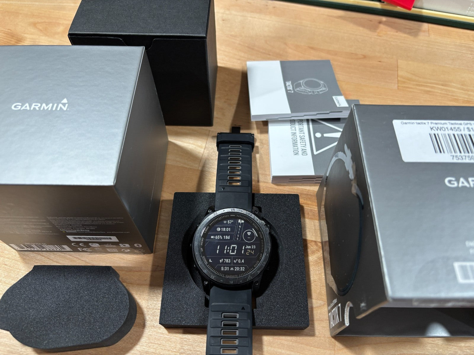 Garmin Tactix 7 Standard Edition GPS Watch - Black