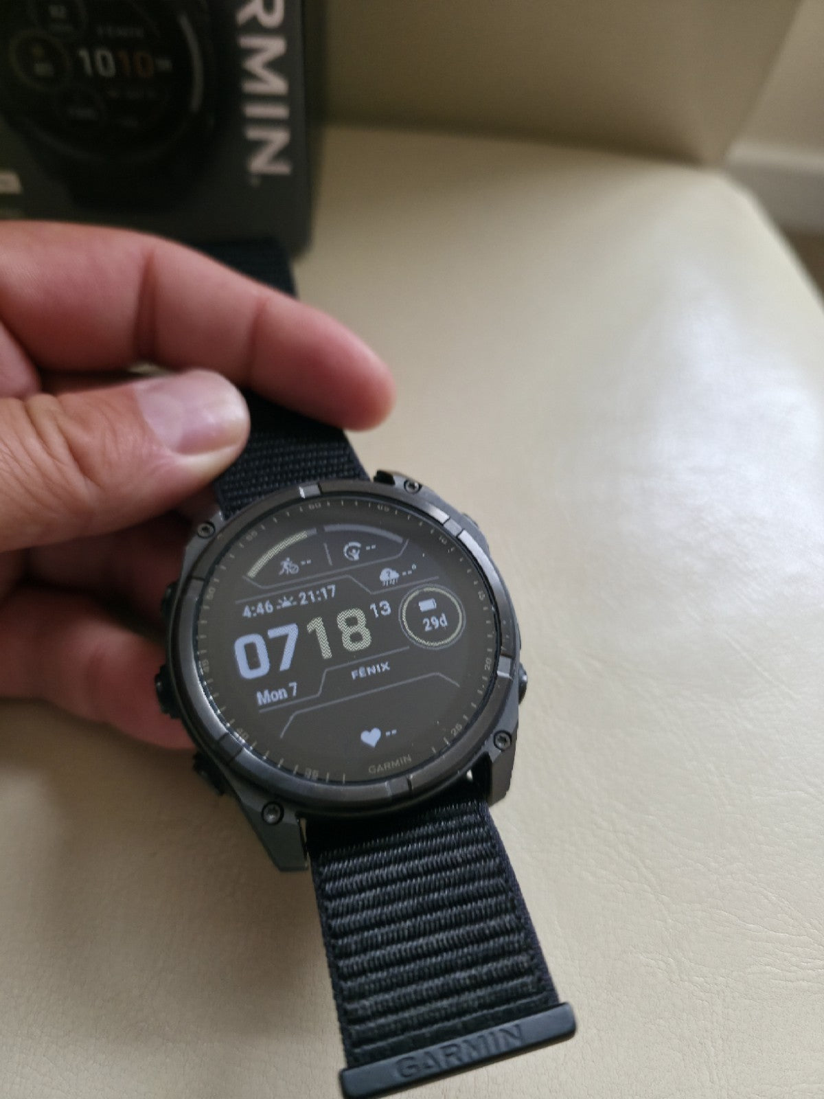 Garmin Fenix 8 51mm Solar Sapphire GPS Watch Carbon Grey