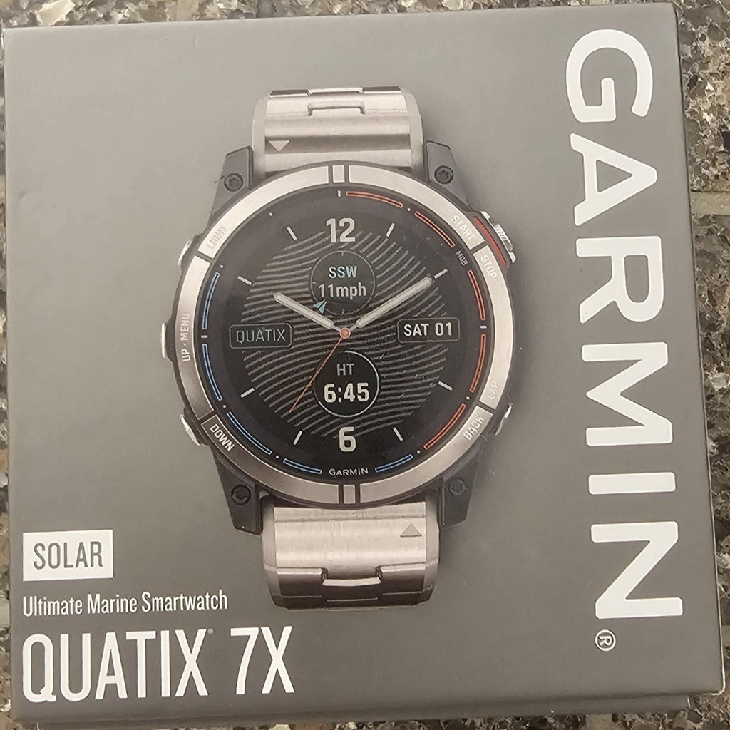Garmin 010-02541-60 Quatix 7X Solar Edition Smartwatch GPS Marine Watch New