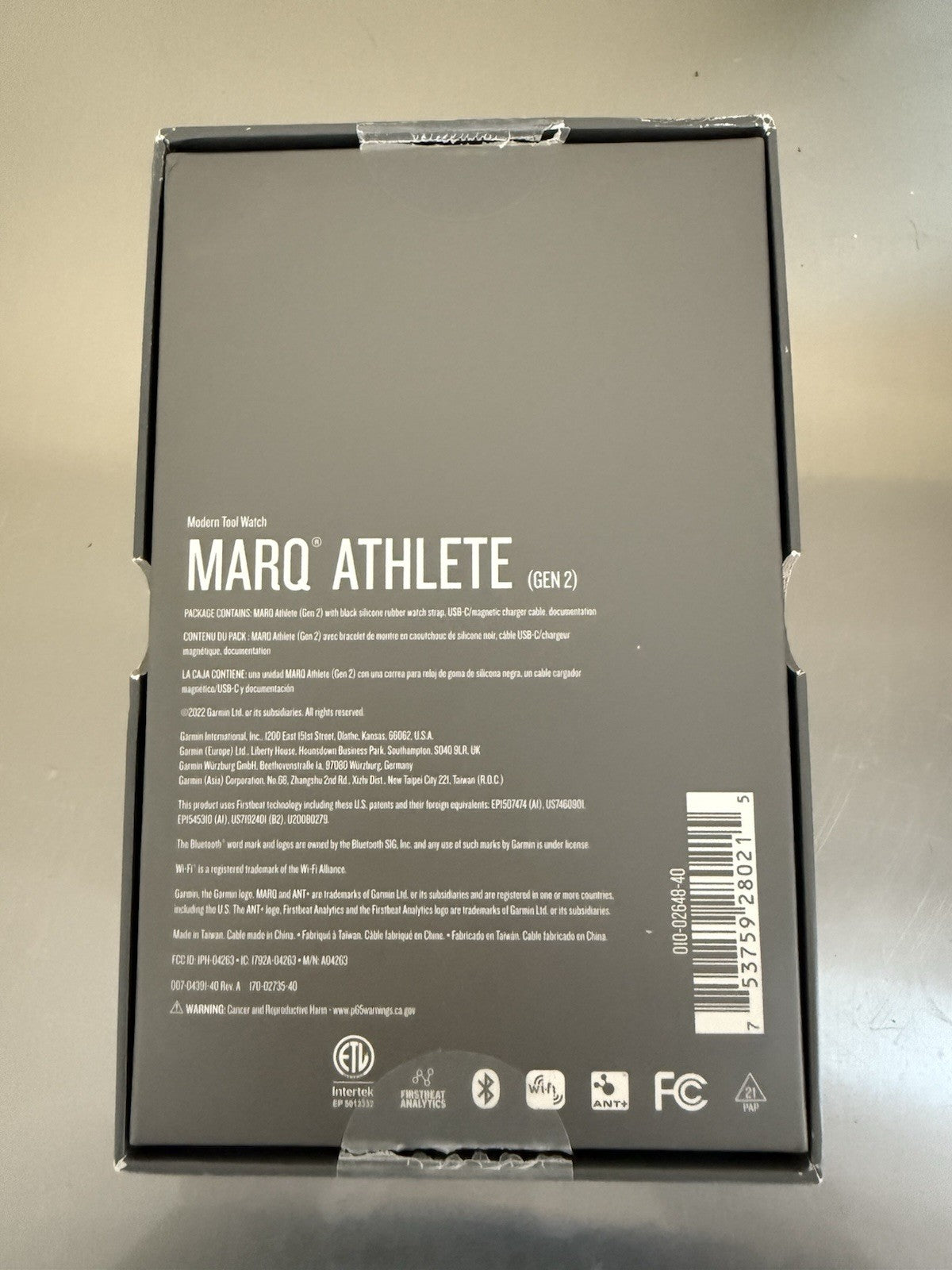 Garmin Marq Athlete Gen 2 Titanium Smart Watch