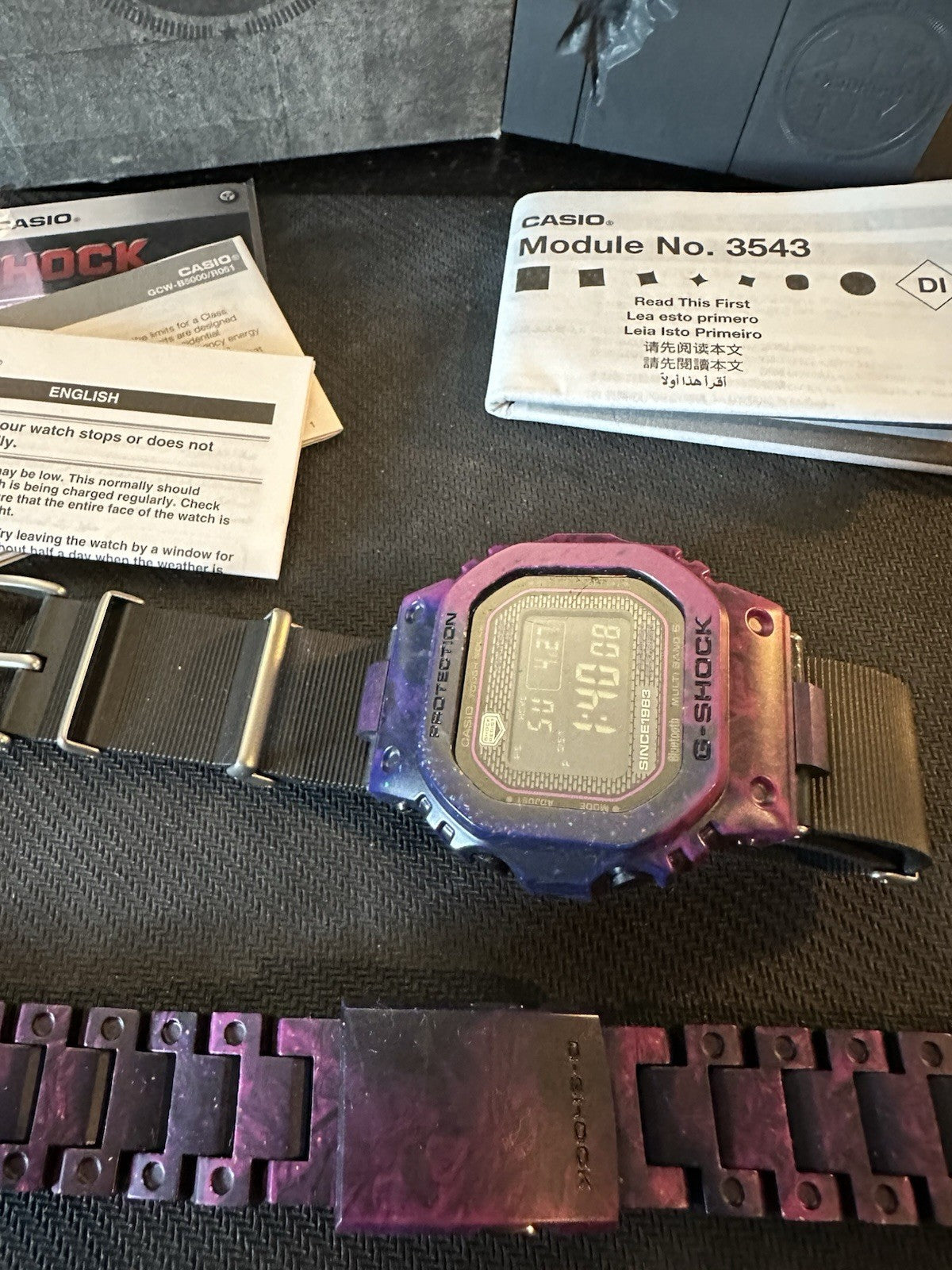 G-Shock CARBON LIMITED EDITION 40th Anniversary Watch GCWB5000UN-6